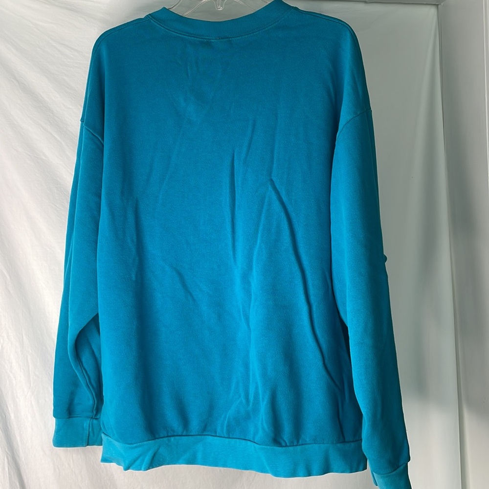 AS IS: vintage sweatshirt, size XL labeled Nike air. 55% cotton 45% polyester. - Picture 4 of 8